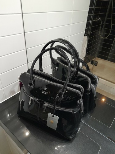 Modalu pippa black patent - black,