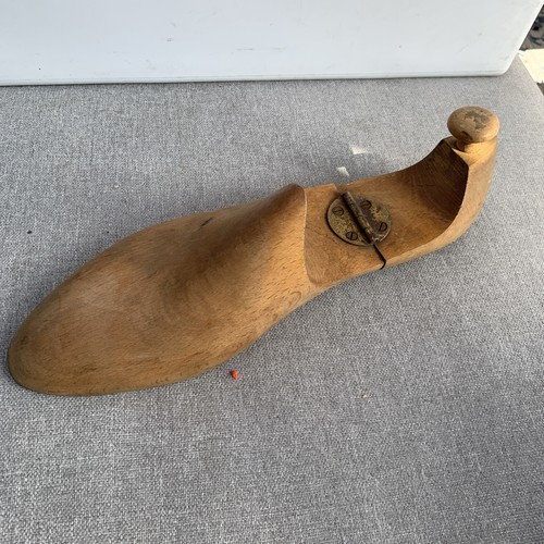 Antique wooden shoe last - antique,
