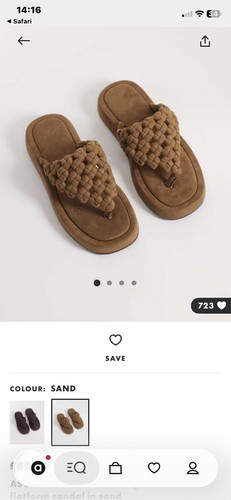 Asos design plaited sandal - design, 39