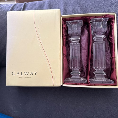 Pair galway crystal - pair,