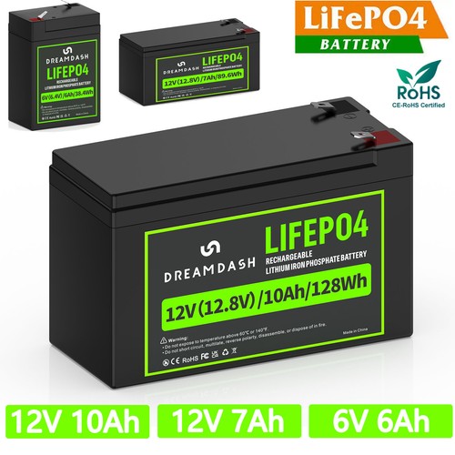 12v 10ah 7ah 6ah lifepo4 - 12v,