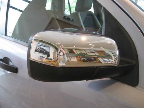 Wing mirror caps - caps, chrome