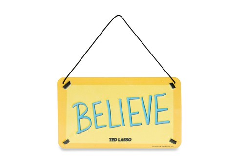 Ted lasso believe - ted, embossed