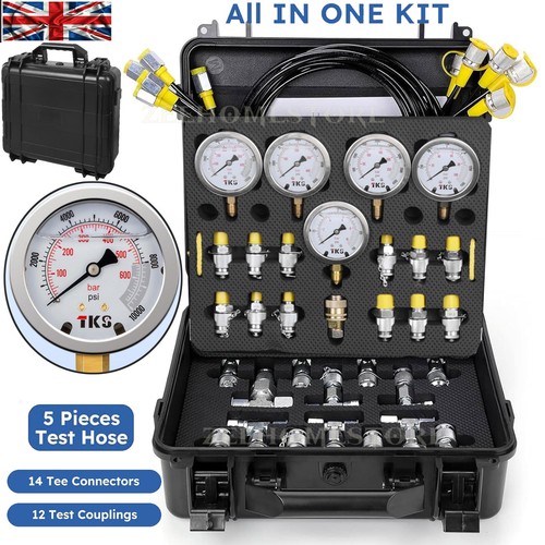 Hydraulic pressure test kit - pressure,