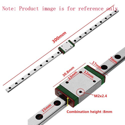 Miniature rail guide slide - miniature,
