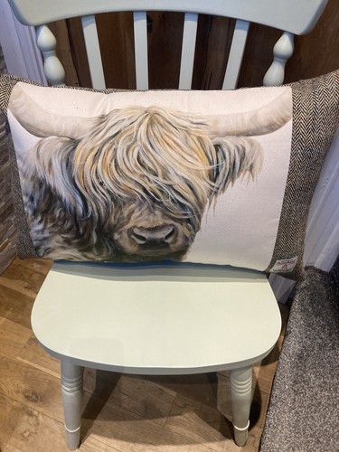 Harris tweed cushion - tweed,