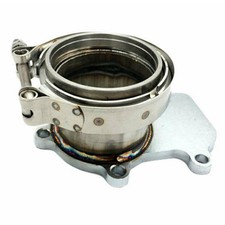 Turbo Downpipe Flange 3" V-band Adaptor Fit For Cummins Holset WH1C HX35 HX35W