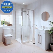 Bathroom Suite Bifold Shower