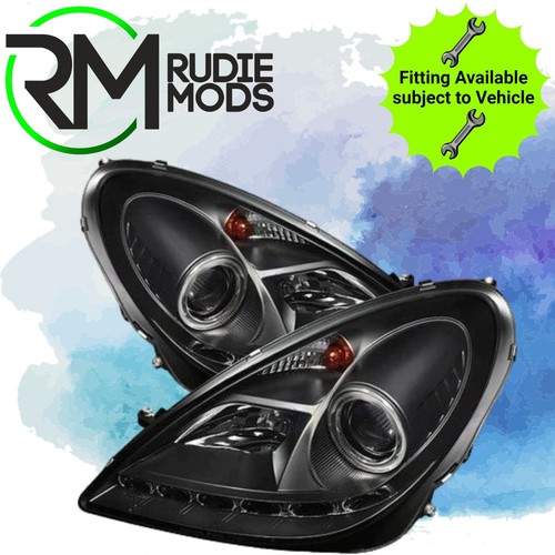 Black led drl daylight running - led,