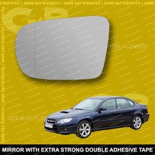 For Subaru Legacy wing mirror glass 03-06 Left Passenger side with Wide Angle