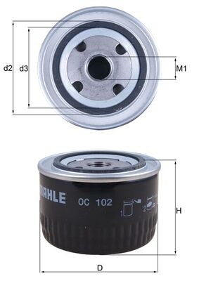 Knecht 102 oil filter - knecht,