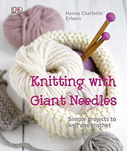 Knitting with giant - knitting, needles