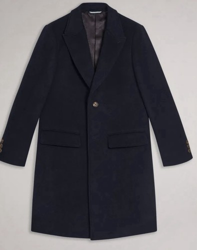 Ted baker men wool overcoat - men's,