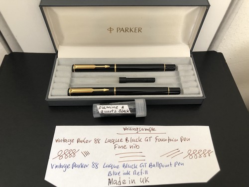 Vintage parker laque black - parker, 88