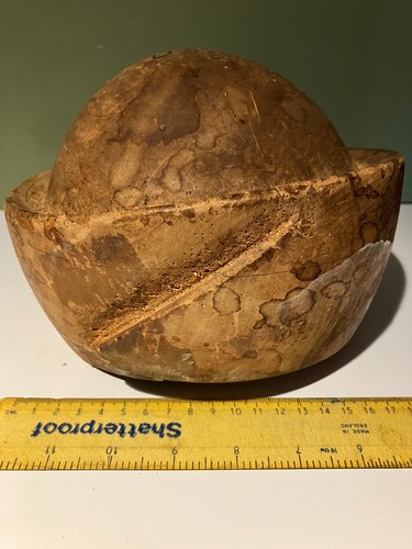 Vintage hat block wooden - vintage,