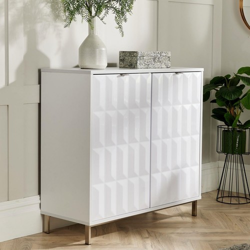 Sideboard door cabinet white - sideboard, 2