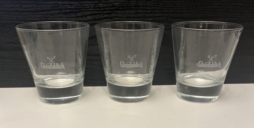 Glenfiddich whiskey glass - 3x,