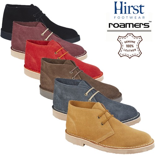 Roamers mens suede desert - roamers,