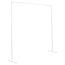 Wedding Stand Flower Rack Arch Iron 2X2M Party Door Garden Metal Prop Decor