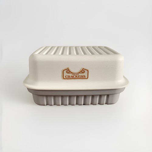 Vintage tupperware cream - tupperware, "cream