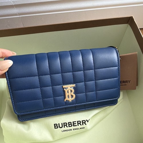 Burberry small blue - small, quilted