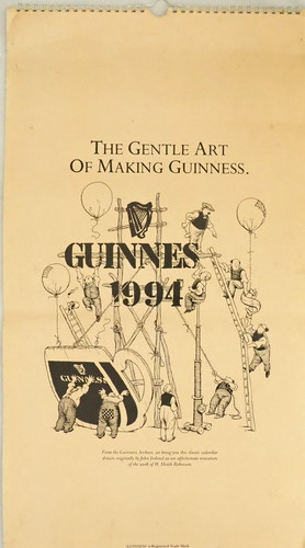 Vintage 1994 guinness calendar - vintage,