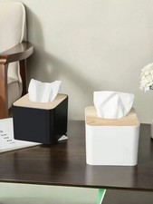 1pc Elegant Square Tissue Box