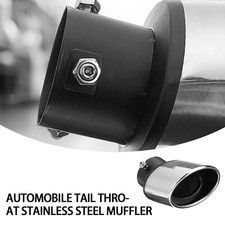 Universal Grilled  Stainless Steel Muffler Exhaust Tip End Tail Pipe