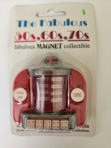 Retro jukebox magnet - retro, 60s
