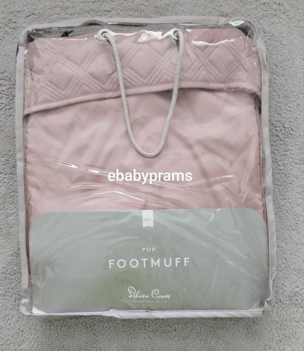 Silver cross pop footmuff - silver,