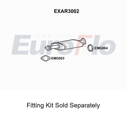 Rear muffler silencer - silencer, insert