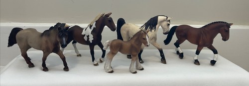 Schleich horses lot 5 - schleich,