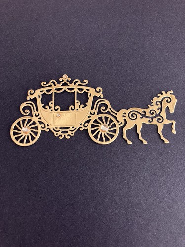 Large gold princess horse - 6,