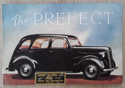 Ford prefect saloon brochure - ford,