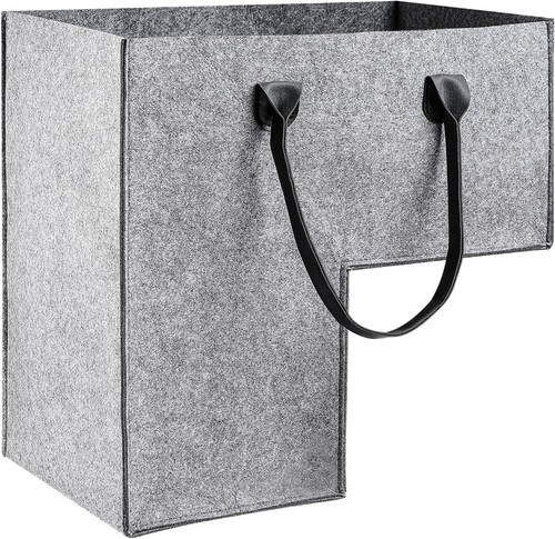Foldable felt stair basket for - stair,