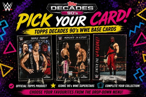 Topps decades wwe - 90's,