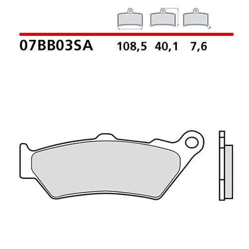 Brembo front brake pads - pads, kit