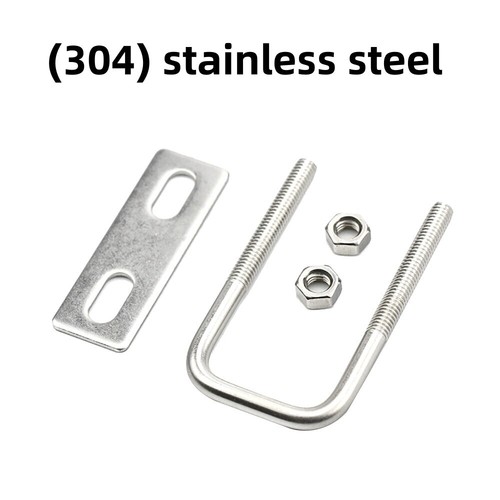 M10 square bolts - square, u