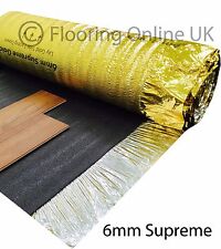 45m2 - 6mm Thick Supreme Sonic Gold - Acoustic Underlay - Wood or Laminate