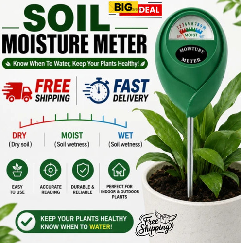 Soil moisture meter watering - meter,