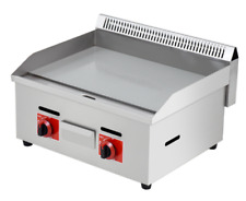 Heavy Duty Commercial Gas Griddle with Dual Burner - Natural Gas - FREE SHIPPING
