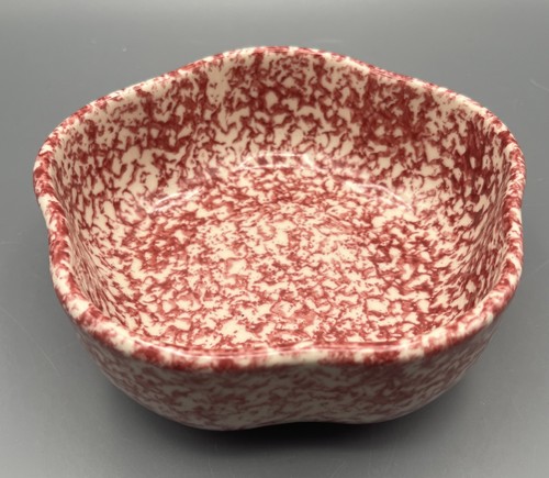 Roseville spongeware cranberry - roseville,
