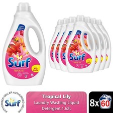 Surf Laundry Washing Liquid Detergent Tropical Lily 12.96 L, 480 Washes