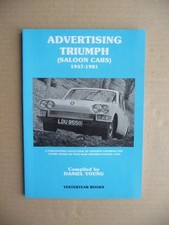 Advertising Triumph Saloon Cars 1947-1981.   2000 Mayflower Herald Vitesse 2500+
