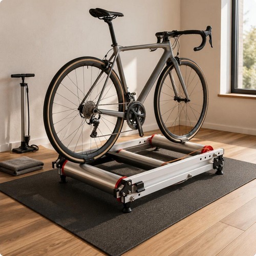 Indoor bike rollers - indoor, easy