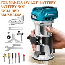 6 Speed Cordless Brushless Wood Trimmer Compact Router For Makita 18V No Battery