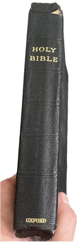 Antique oxford holy bible - antique,