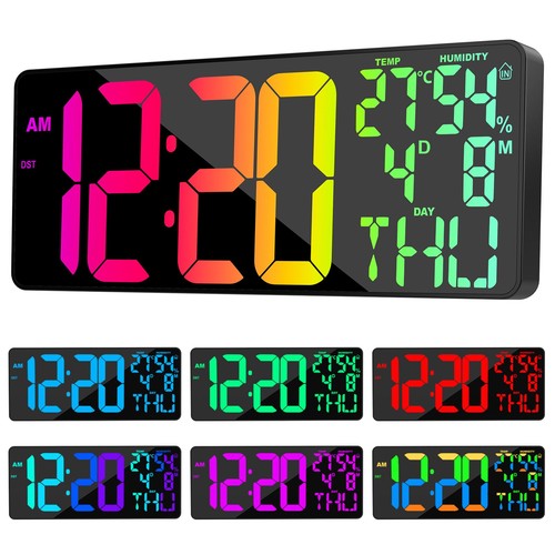 Large digital wall clock 18 - wall,