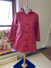 Hatley Girl's Splash Rain Jacket Red Age 12 Excellent Amazon RRP £44