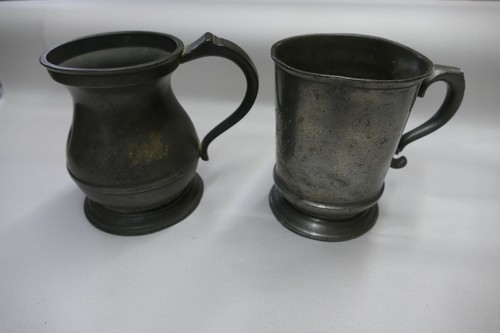 Antique pewter 19th - 2,